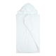 White Soft and absorbent baby, toddler, and kids hooded towel made from Pima cotton terry. Gentle on delicate skin, with embroidery option.