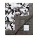 Grey Camouflage Baby Blanket with Charcoal Back – My Blankee