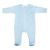 Blue Baby Toddler Kids Footie Romper Long Sleeve Minky Dot