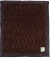 Luxe Bella chocolate brown security baby blanket with ultra-soft plush minky fabric and smooth satin border for baby comfort and soothing.

