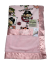 Pirate Pink Minky baby blanket with pink Luxe back pink flat satin border ultra soft, cozy and perfect for snuggles and comfort.