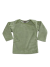 3–6 Months Sage Green Minky Baby Lap Tee with Soft Pima Cotton Jersey Lining

