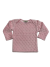 3–6 Months Long Sleeve Lap Tee in Light Pink Minky Dot with 100% Pima Cotton Lining
