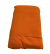 Bright orange Pima cotton crib sheet, fits standard baby mattress 28" x 52" x 9", soft, breathable, and durable for cozy comfort.