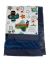 Transportation Baby Blanket with Cars, Planes & Plush Navy Dimple Minky & Silky Satin Trim – Soft, Cozy & Customizable Baby Gift by My Blanke.