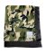 Camouflage Green Luxe Soft Baby Satin Border Receiving Blanket with ultra-soft plush fabric and silky satin trim, designed for newborns, infants, and toddlers