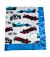 Race Car Baby Blanket with Checkered Flags, Soft Plush & Silky Blue Satin Trim – Soft, Cozy & Customizable Baby Gift by My Blanke."