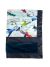 Airplane-Themed Baby Blanket with Fun Aviation Print, Soft Navy Luxe & Silky Satin Trim – Cozy & Customizable Baby Gift by My Blanke