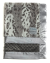 Charcoal Siberian Leopard Luxe Minky Baby Blanket with Satin Border and Minky Dot Backing | My Blankee