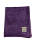Purple Minky Dot No Satin Border Blankett