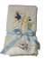Personalized Party Animal Luxe Cream Receiving Blanket – Soft & Adorable Baby Blanket with Embroidered Animal Designs