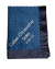 Navy minky dot blanket with Helvetica white embroidery – My Blankee