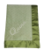 Sage green minky dot blanket with Heather white embroidery – My Blankee