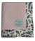Pink Minky Dot Baby Swaddling Blanket with Lucy Satin Edge