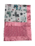 Adorable pink minky baby blanket with satin trim, featuring a cute llama and floral print. Soft, cozy, and perfect for newborns, infants, and toddlers