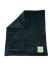 Soft black dimple dot plush security blanket with a cozy texture. Ultra-snuggly, stylish, and perfect for babies and toddlers.