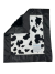 Cow Print Minky Security Lovey blanket with plush fabric & silky satin trim – ultra-soft, cozy, and perfect for babies & toddlers.