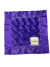 Soft Luxe Rose Purple security baby blanket with silky satin border, perfect for comfort, cuddling, and travel for babies and toddlers.