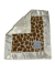Giraffe Print Minky Security Lovey blanket with plush fabric & silky satin trim – ultra-soft, cozy, perfect for babies & toddlers.