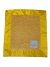 Canary Minky Dot Baby Security Blanket – Soft plush fabric with satin trim & personalized embroidery option.