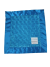 Turquoise Luxe Rose Baby Security Blanket – Soft Plush with Flat Satin Border Personalized Embroidery Option
