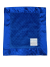 Electric Blue Minky Dot Baby Security Blanket – Ultra-Soft Plush with Flat Satin Border & Personalized Embroidery Option
