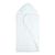 White Soft and absorbent baby, toddler, and kids hooded towel made from Pima cotton terry. Gentle on delicate skin, with embroidery option.