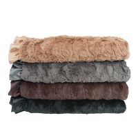 Luxe Bella Ruffle Satin Baby Swaddling Blanket – Ultra Soft Plush with Elegant Satin Trim for Warmth and Comfort