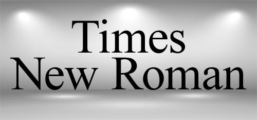 Times New Roman